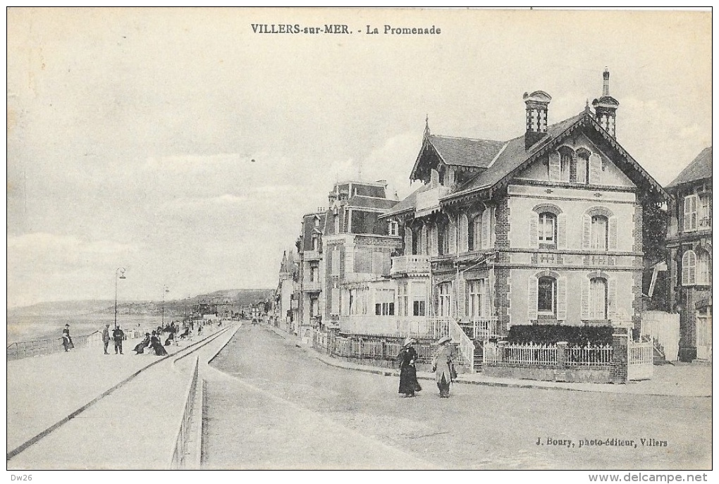 Villers-sur-Mer (Calvados) - La Promenade - Edition J. Boury - Villers Sur Mer