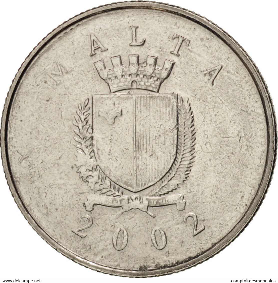 Monnaie, Malte, 2 Cents, 2002, SUP, Copper-nickel, KM:94 - Malte