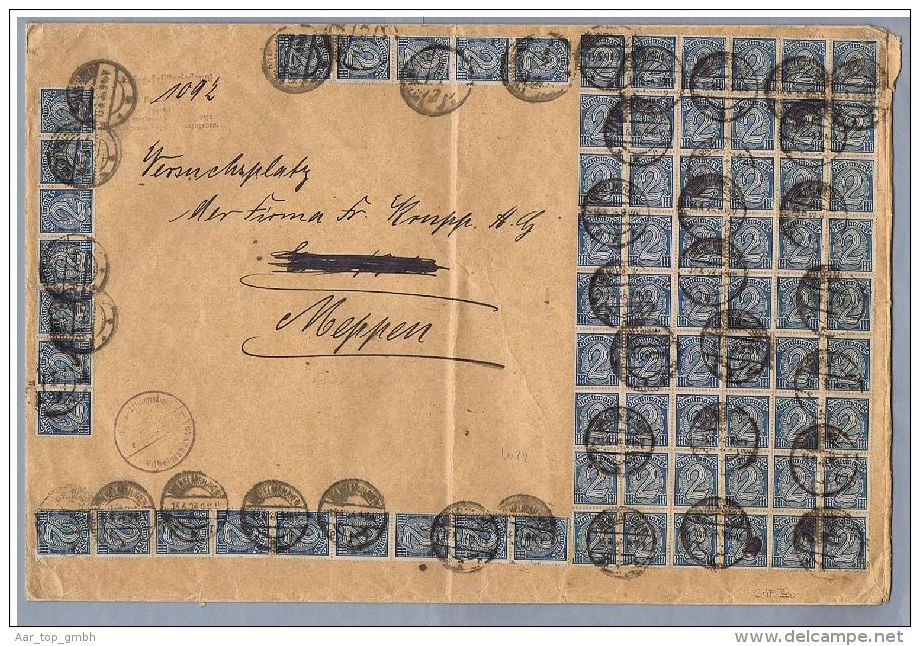 DR Dienstbrief Wilhelmshaven 1923-03-13 Mit 75xMi#32 - Briefe U. Dokumente