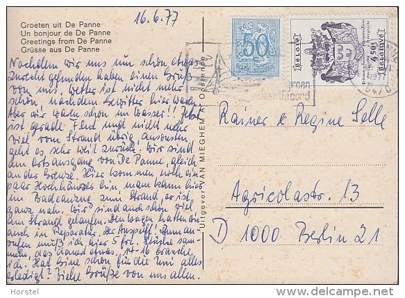 Belgien - La Panne - Pictures - 2x Nice Stamps - De Panne