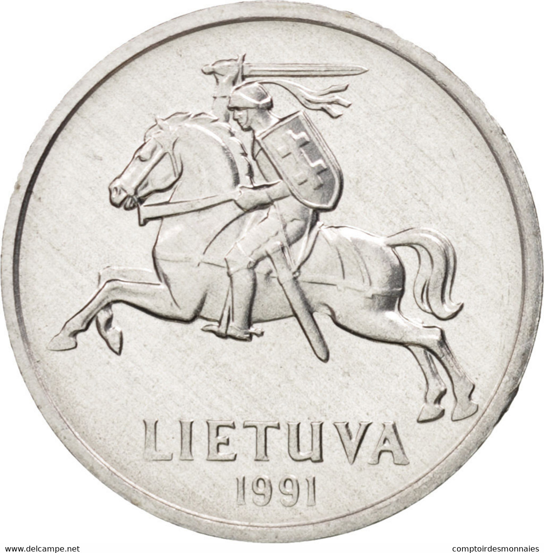 Monnaie, Lithuania, Centas, 1991, FDC, Aluminium, KM:85 - Litouwen