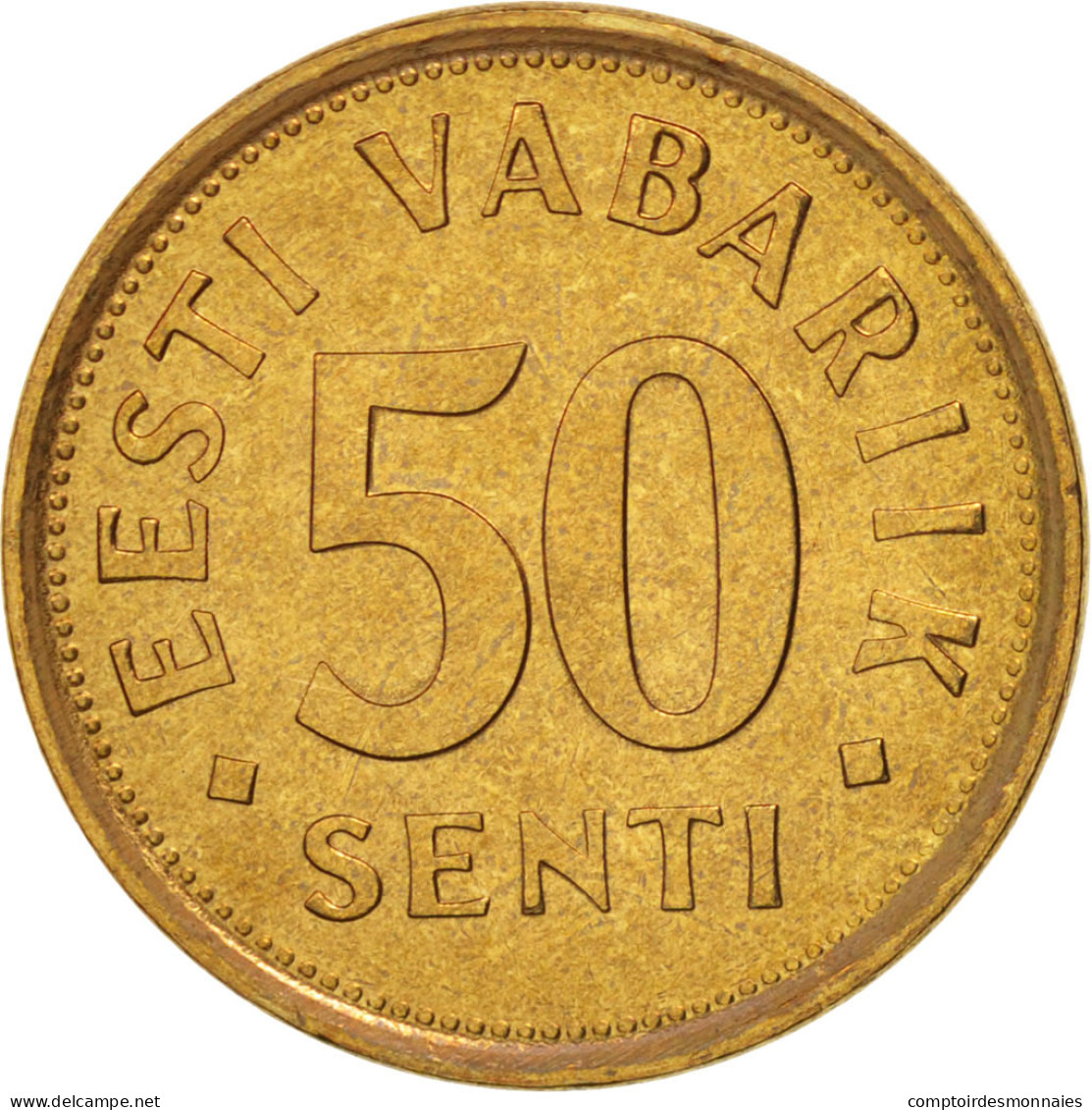 Monnaie, Estonia, 50 Senti, 1992, FDC, Aluminum-Bronze, KM:24 - Estonie