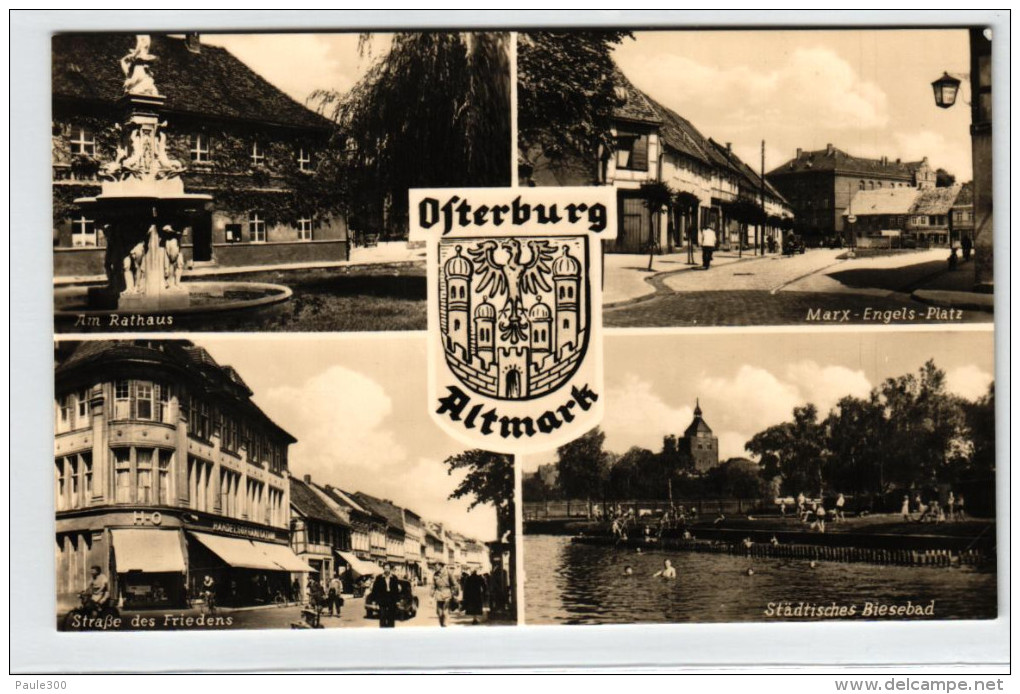 Osterburg (Altmark) - Mehrbildkarte DDR - Osterburg