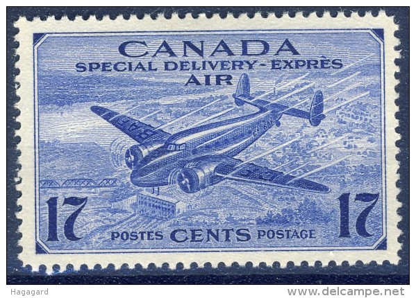 ##K2640. Canada 1942. Airmail. Special Delivery. Michel 234. MH(*) - Luftpost-Express