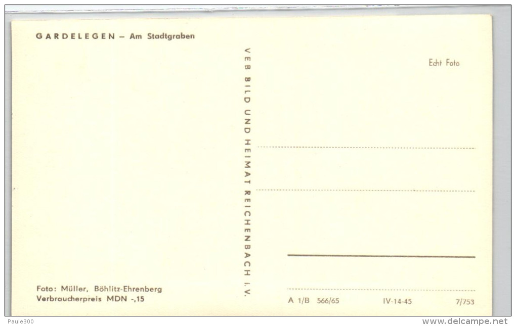 Gardelegen - Am Stadtgraben - Gardelegen