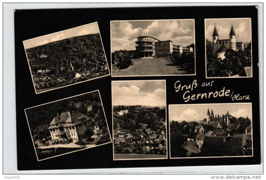 Quedlinburg - Gernrode - Mehrbildkarte DDR - Quedlinburg