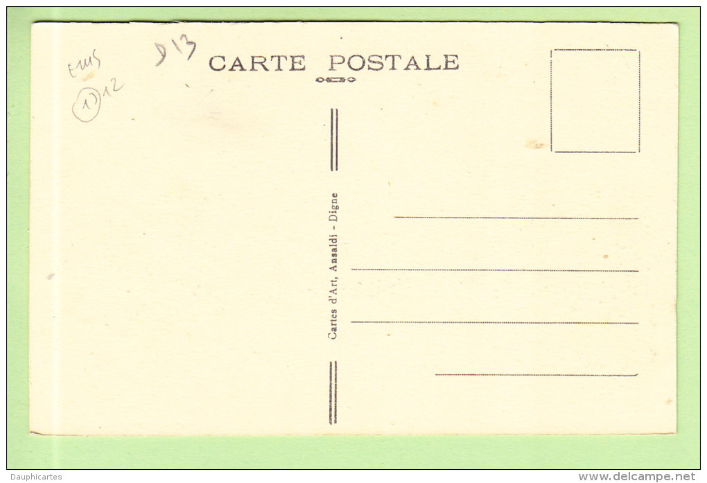 MIRAMAS : Perspective De La Gare (Poste D'Aiguillage).  2 Scans. Edition Chabaud Ansaldi, Collection Mario - Autres & Non Classés