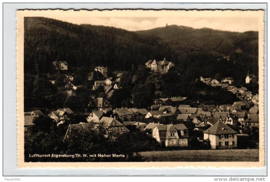 Elgersburg - Ortsansicht Mit Hoher Warte - Elgersburg