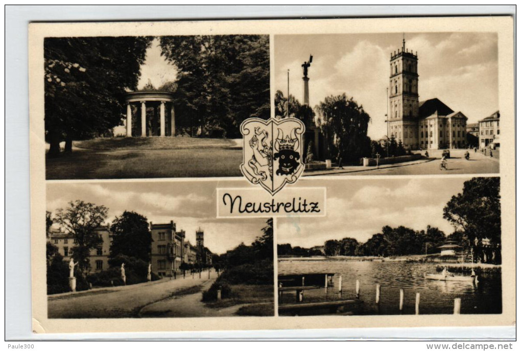 Neustrelitz - Mehrbildkarte DDR - Neustrelitz