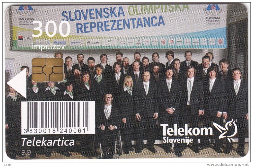 SLOVENIA SLOVENIJA PHONECARD 2010 XXI. ZOI VANCOUVER OLYMPIC GAMES SPORT EVENTS  TELEKOM CAT.NO. 778 - Olympic Games