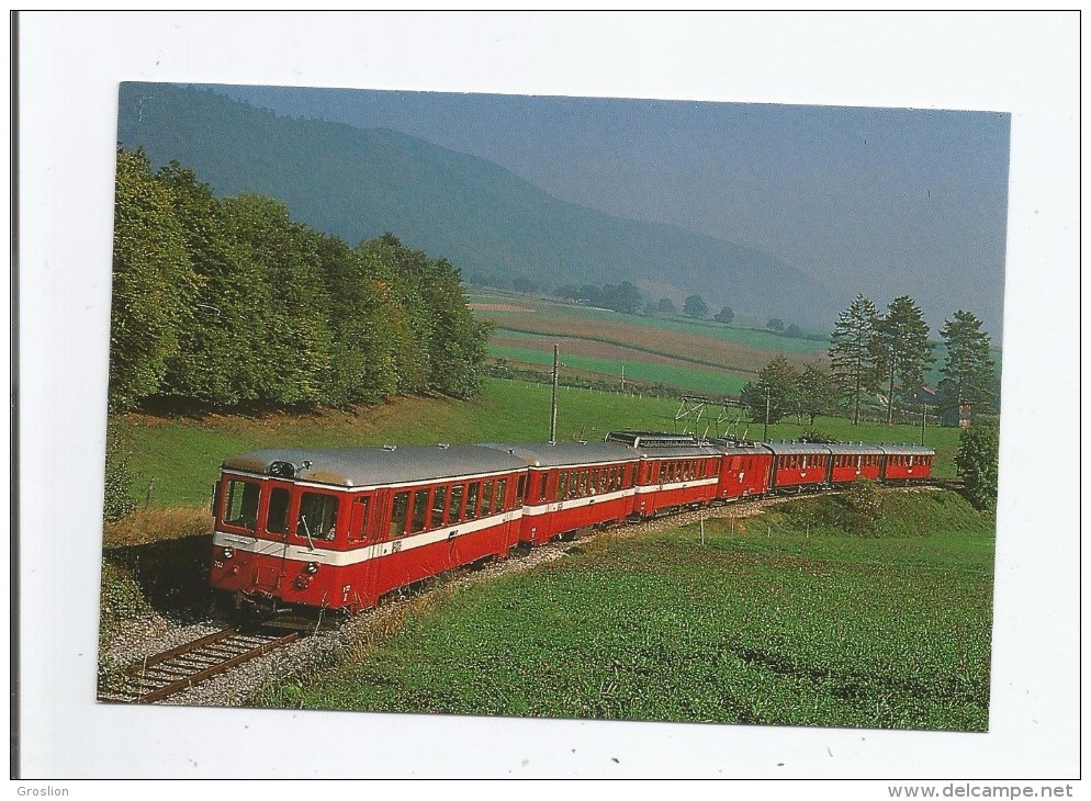 CH DE FER DU JURA  29 09 1985 UNE LONGUE COMPOSITION QUITTE GLOVELIER EN DIRECTION DE SAIGNELEGIER POUR RENCONTRE ECOLOS - Saignelégier