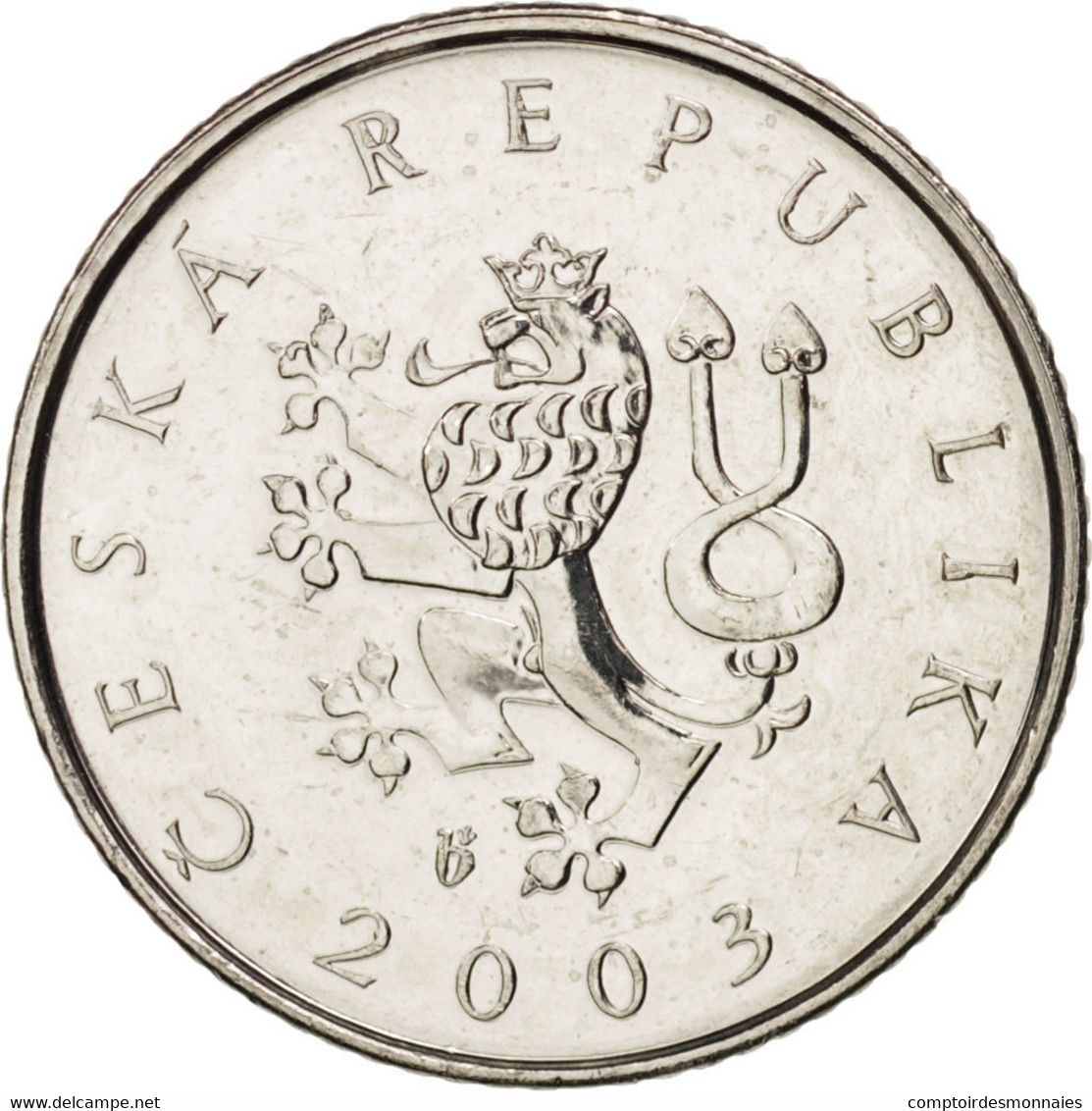 Monnaie, République Tchèque, Koruna, 2003, FDC, Nickel Plated Steel, KM:7 - Czech Republic