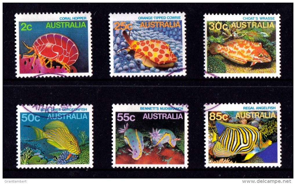 Australia 1984 Marine Life Series I Set Of 6 Used - Used Stamps