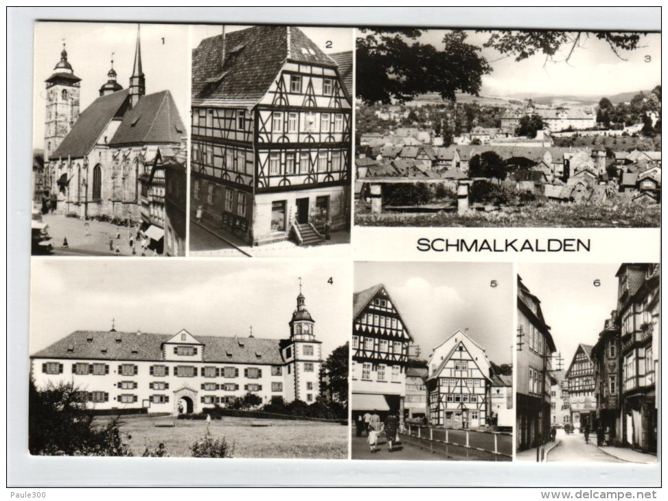 Schmalkalden - Mehrbildkarte DDR - Schmalkalden