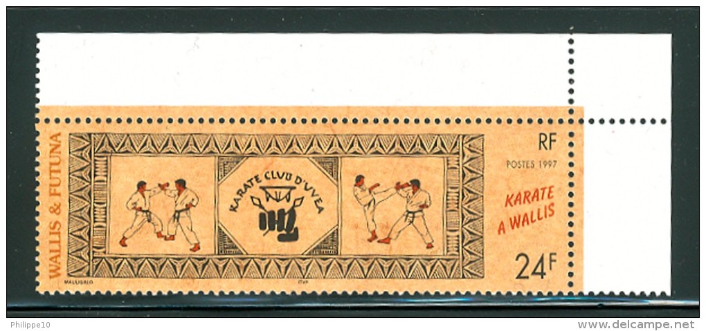 WALLIS & FUTUNA 1997 - Y&T N°508** - SPORT. KARATE A WALLIS - GOMME INTACTE - LUXE - Unused Stamps