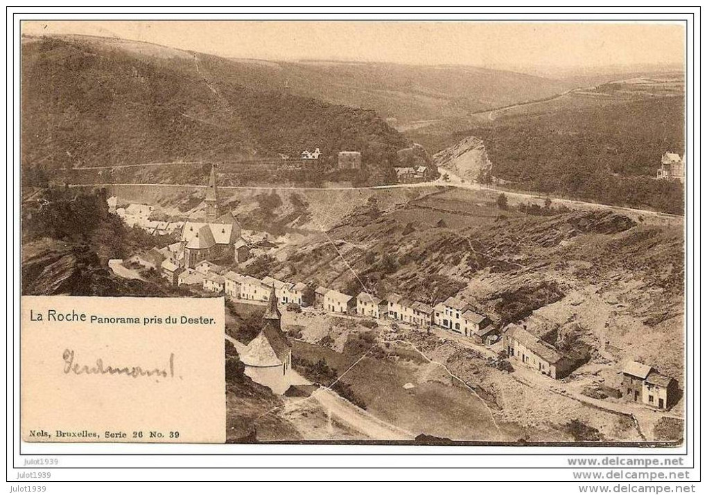 LA ROCHE ..--  Nels , 26 , N° 39 . Pris De Dester . 1908 Vers ANVERS ( John Delsalle ) . Voir Verso . - La-Roche-en-Ardenne