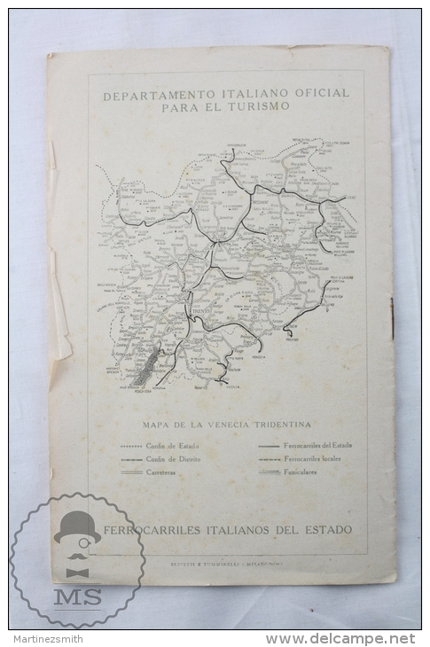 Ente Nazionale Industrie Turistiche - Venecia / Venice Tridentina - Spanish Edition Tourism Brochure - Cuadernillos Turísticos