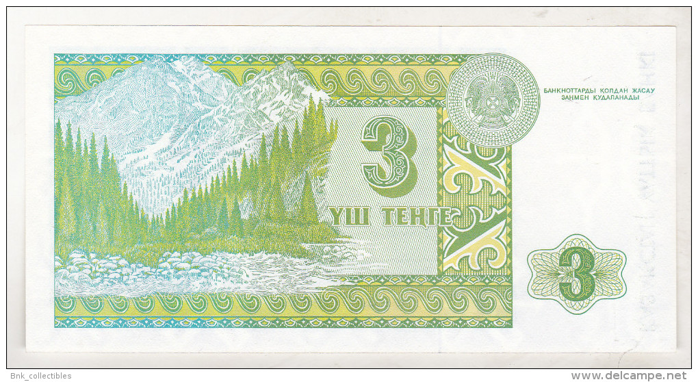 Kazakhstan 3 Tenge 1993 Unc - Kasachstan