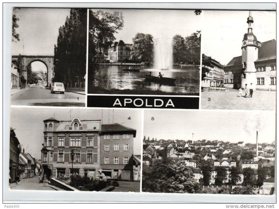 Apolda - Mehrbildkarte DDR - Apolda