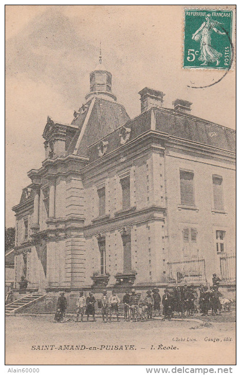 58 - SAINT-AMAND-en-PUISAYE - L'Ecole. - Saint-Amand-en-Puisaye