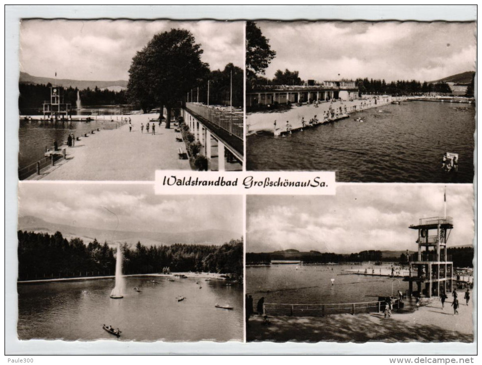 Großschönau - Waldstrandbad - Mehrbildkarte - Grossschönau (Sachsen)