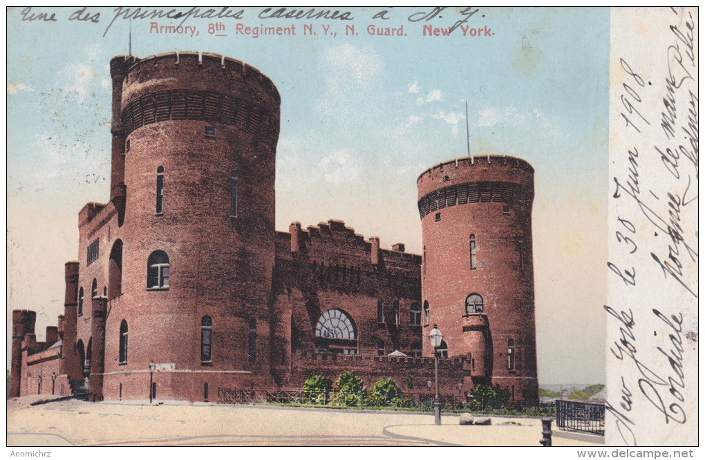 NEW YORK ARMORY 8TH REGIMENT - Autres Monuments, édifices