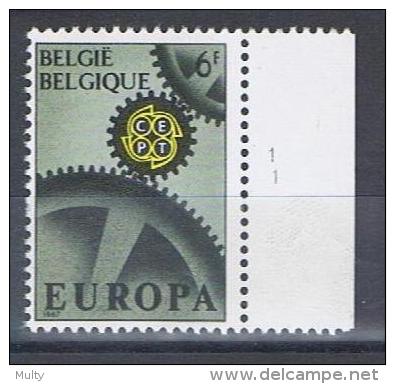 Belgie OCB 1413 (**) Met Plaatnummer 1. - 1961-1970