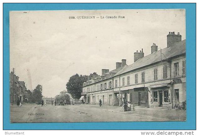 CPA 1669 - La Grande Rue GUERIGNY 58 - Guerigny