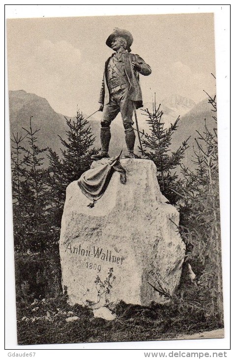 ANTON WALLNER DENKMAL IN KRIMML - Autres & Non Classés