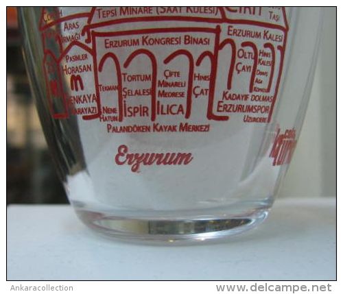 AC - COLA TURKA - ERZURUM ILLUSRATED GLASS FROM TURKEY - Verres