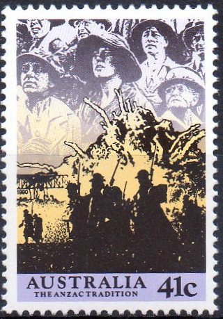 Australia 1990 The Anzac Tradition 41c At The Front MNH - Mint Stamps