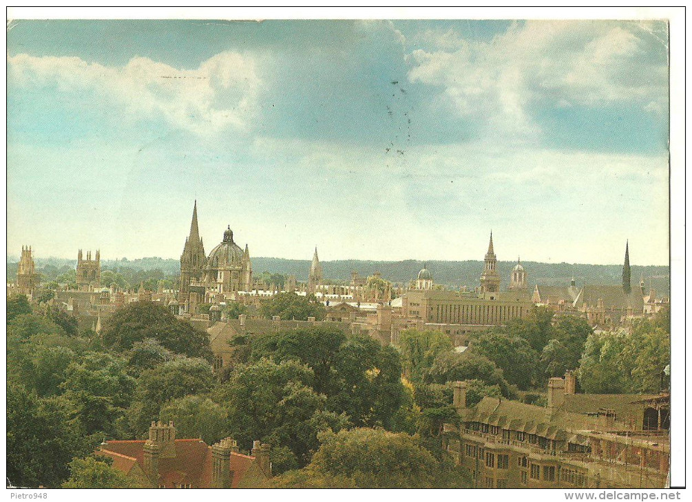 Regno Unito (Inghilterra, Great Britain) Oxford, Skyline From The Top Of The Bio Chemistry Building - Oxford