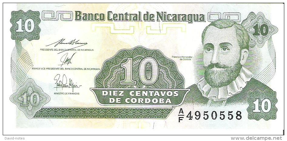 Nicaragua - Pick 169 - 10 Centavos 1991 - Unc - Nicaragua