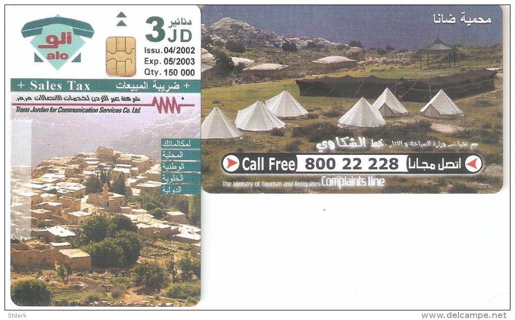 Jordan-Camping, DUMMY CARD(no Code) - Jordanië