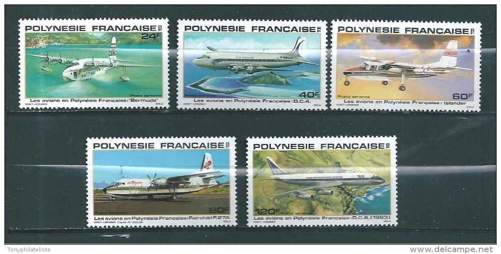 Polynésie  Poste Aérienne De 1979  N°148 A 152   Neufs Sans Charnière - Neufs