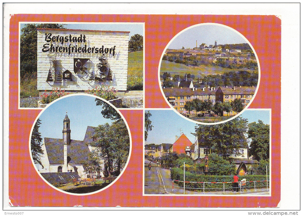 PK-CP Deutschland - "DDR", Ehrenmal Kreis Zschopau, Gebraucht, Siehe Bilder! - *) - Zschopau