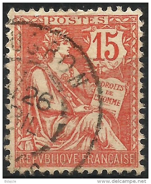 YT 125a Oblitéré - 1900-02 Mouchon