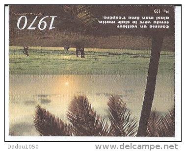 Calendrier De Poche 1970 - Tamaño Pequeño : 1961-70