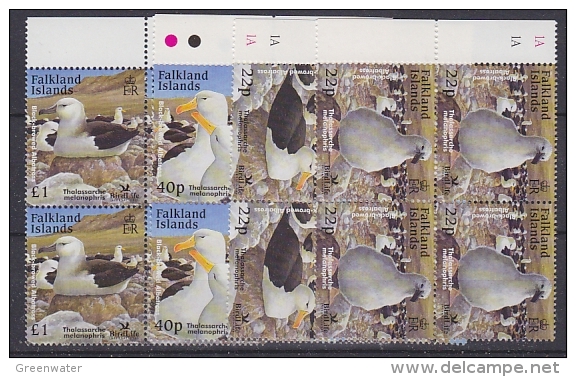 Falkland Islands 2003 Save The Albatross 4v Bl Of 4  ** Mnh (27440) - Falkland Islands