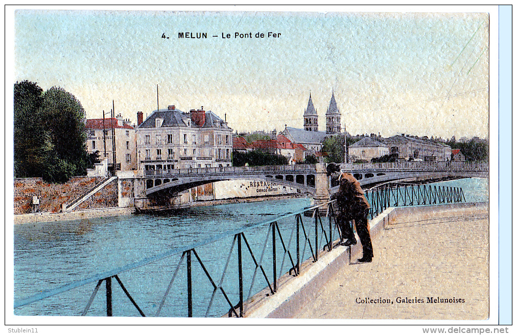 Melun (Seine-et-Marne) Pont De Fer. - Melun