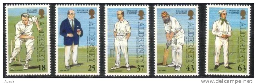 Alderney Aurigny Yvertn° 103-07 *** MNH Cote 9,50 Euro Sport Cricket - Alderney