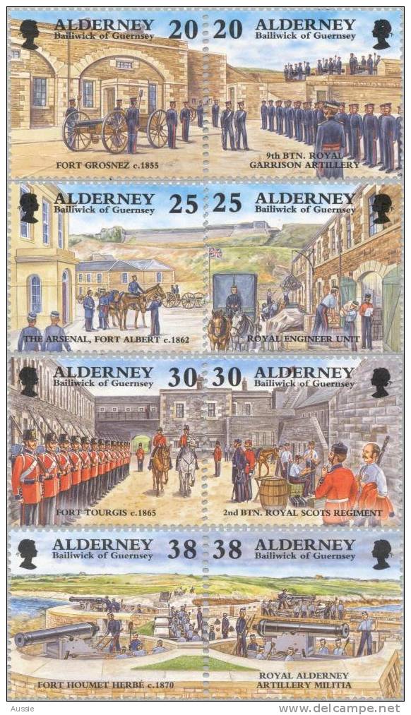 Aurigny Alderney 1999 Yvert 138-45 *** MNH  Cote 11,50 Euro - Alderney