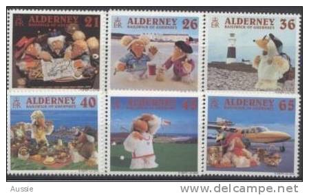 Alderney Aurigny Yvertn° 152-57 *** MNH Cote 11,50 Euro - Alderney