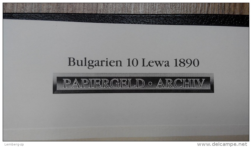 Bulgarien / Bulgaria - 10 Leva 1890 COPY Lemberg-Zp - Bulgaria