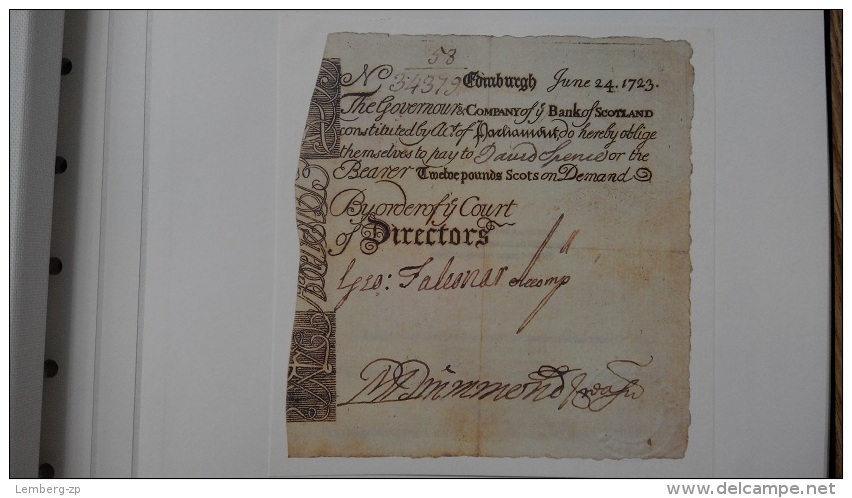 Grossbritannien - Schottland / United Kingdom - Scotland - 12 Pounds 1723 COPY Lemberg-Zp - Andere & Zonder Classificatie