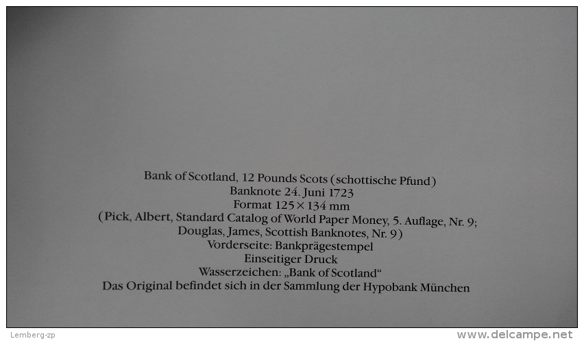 Grossbritannien - Schottland / United Kingdom - Scotland - 12 Pounds 1723 COPY Lemberg-Zp - Andere & Zonder Classificatie