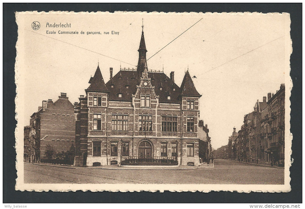 CPA - ANDERLECHT - Ecole Communale De Garçons - Rue Eloy - Nels   // - Anderlecht