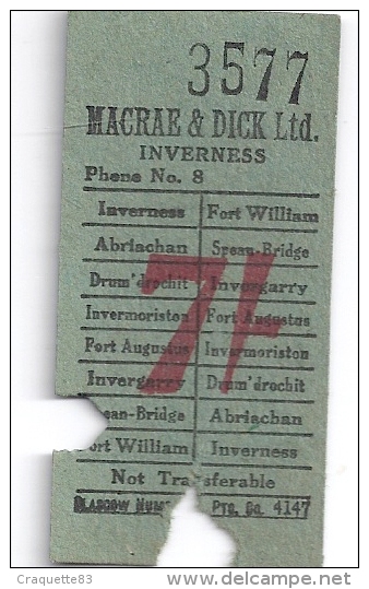 MACRAE & DICK LTD - Inverness - Europe