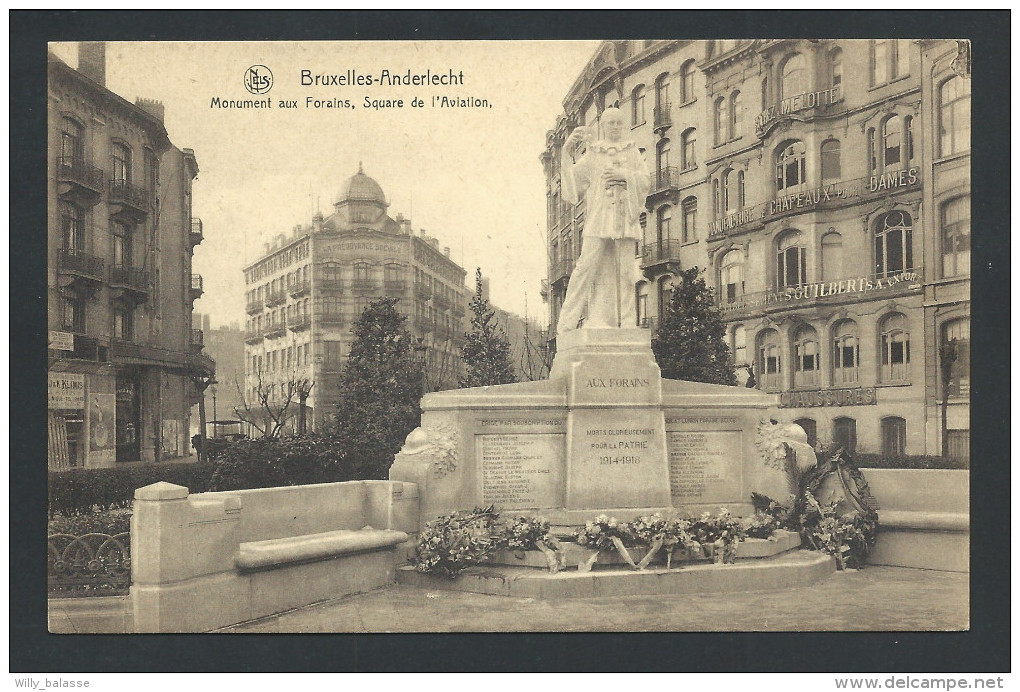 CPA - Bruxelles - ANDERLECHT - Monument Aux Forains - Square De L'Aviation - Nels // - Anderlecht