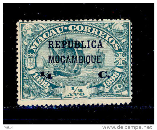 Mozambique - 1913 Vasco Gama On Macau 1/4 C - Af. 137 - MH - Mozambique